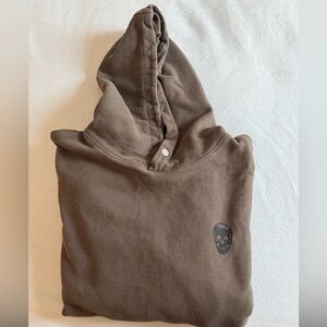 Large Gym Reapers heavy weight warm up set in brown.